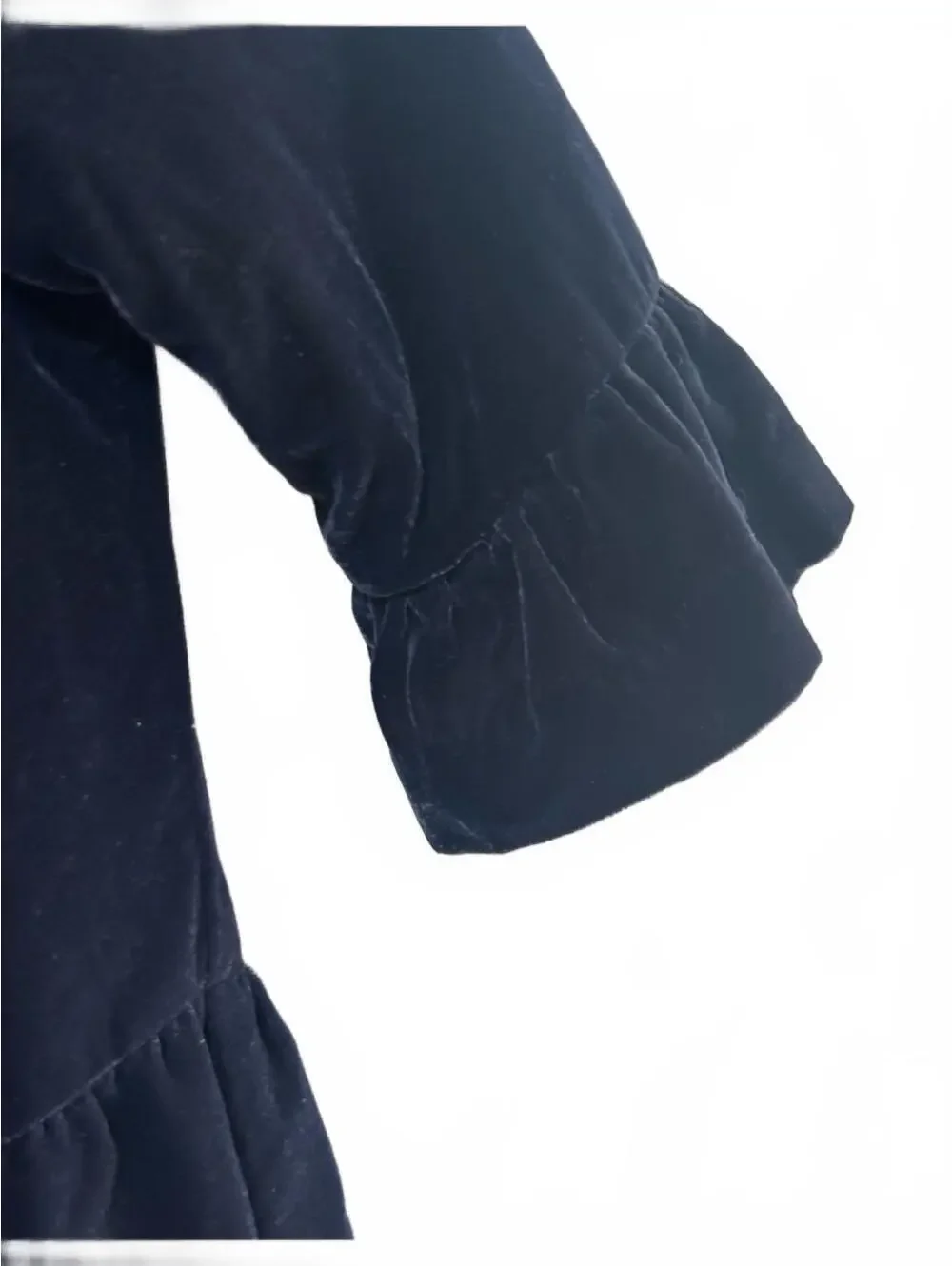 Gymboree Velvet Tiered Dress - Navy Blue | Size 8
